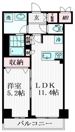 URBANLINK護国寺の物件間取画像